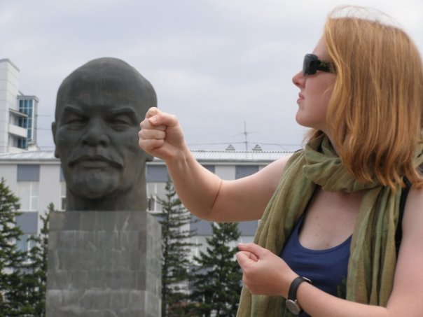 Kasia Gizińska z Leninem